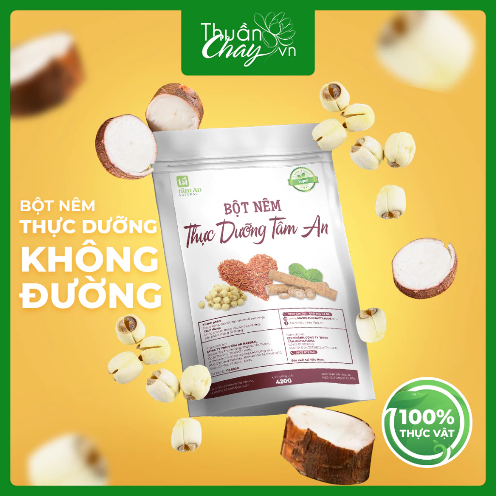 Bột Nêm Thực Dưỡng Thuần Chay VN 420g - Thích hợp với người ăn chay