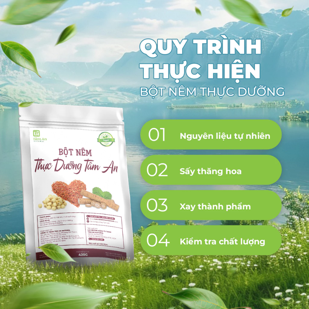 Bột Nêm Thực Dưỡng Thuần Chay VN 420g - Thích hợp với người ăn chay