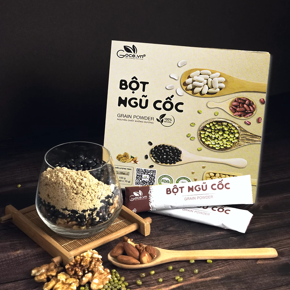 Hộp 150g Bột ngũ cốc dinh dưỡng Goce (15 gói x 10g)