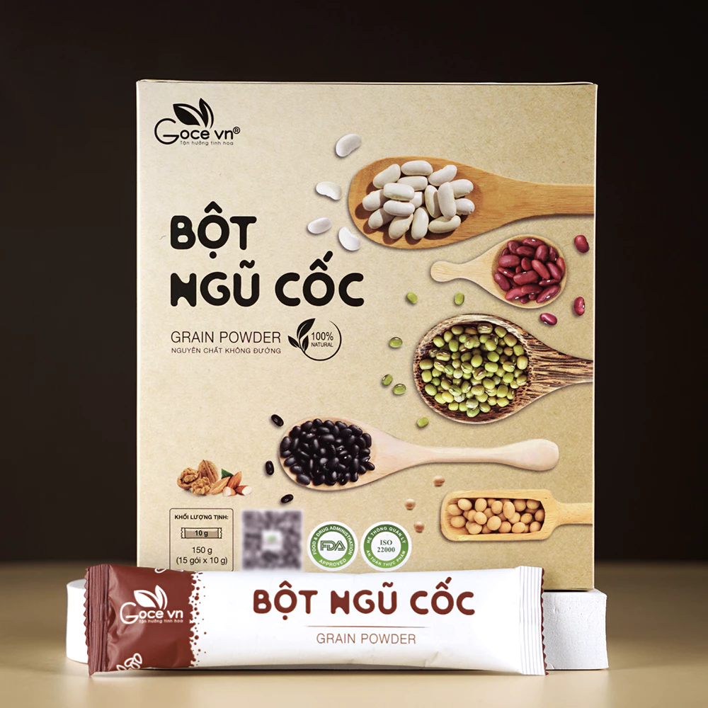 Hộp 150g Bột ngũ cốc dinh dưỡng Goce (15 gói x 10g)