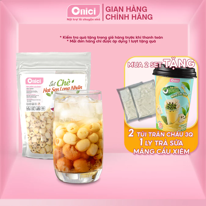 Set chè Sen Long Nhãn (NẤU 20-25 CHÉN) ONICI