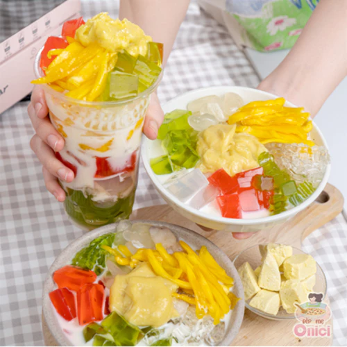 Set chè thái 7 loại topping ONICI nguyên liệu nấu 10 - 12 ly