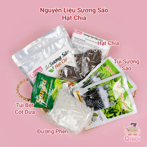 Set chè sương sáo hạt chia Onici nấu được 30 chén