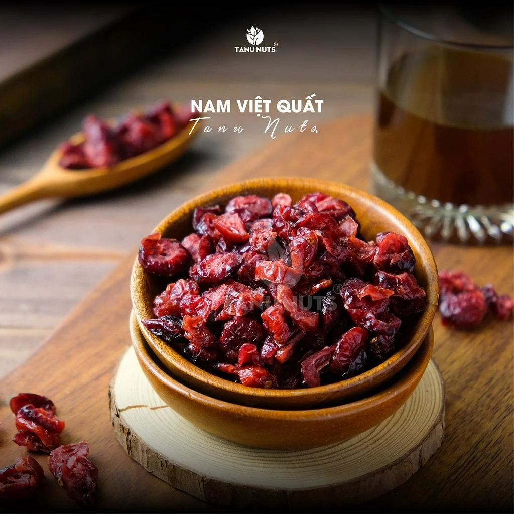 Nam việt quất sấy khô TANU NUTS tốt cho người ăn kiêng, mẹ bầu.