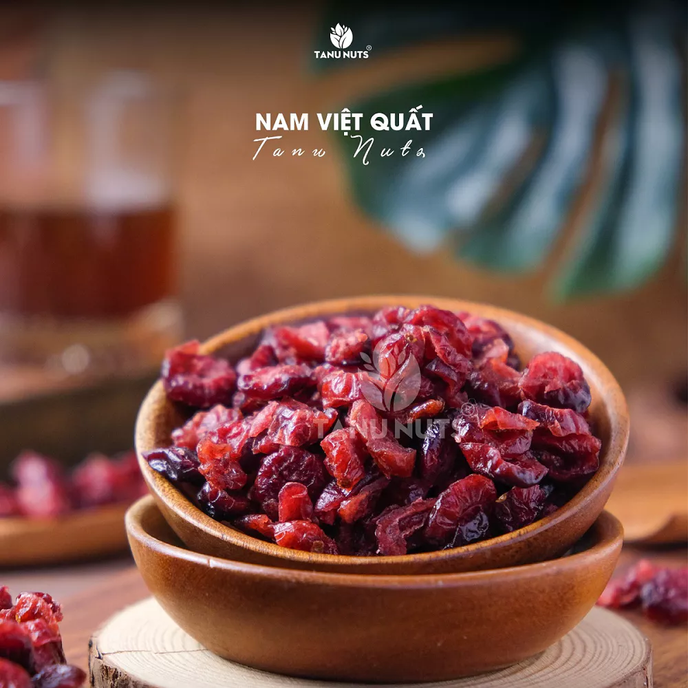 Nam việt quất sấy khô TANU NUTS tốt cho người ăn kiêng, mẹ bầu.