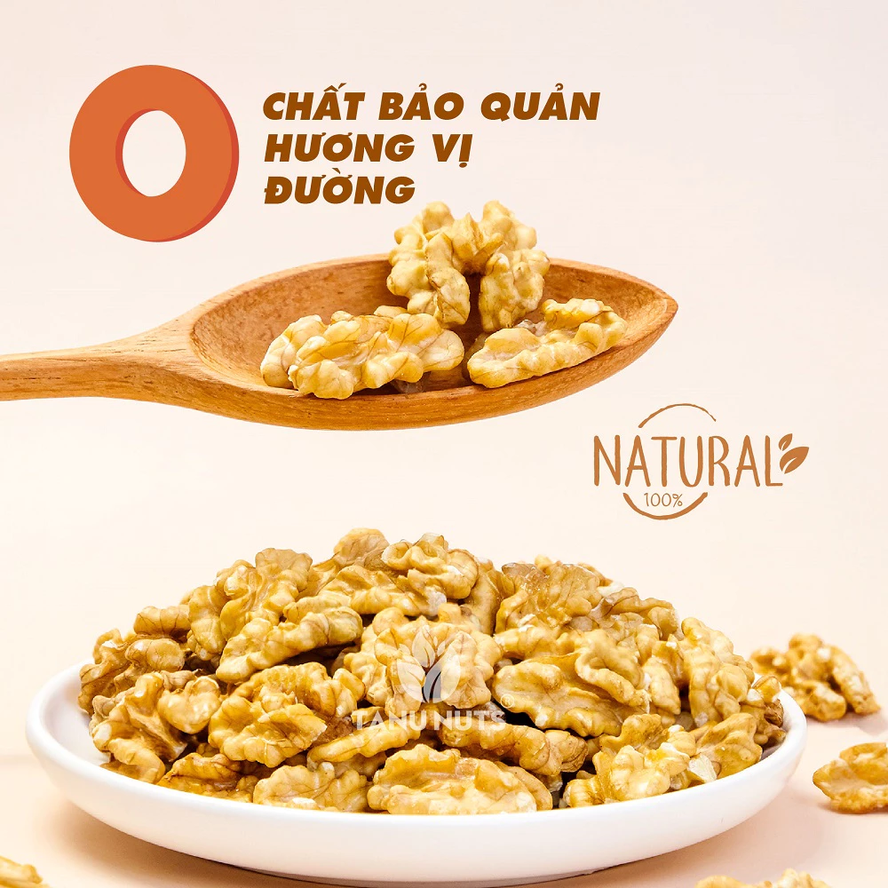 Nhân óc chó vàng tách vỏ Chile TANU NUTS dinh dưỡng cho bà bầu, ăn kiêng, giảm cân