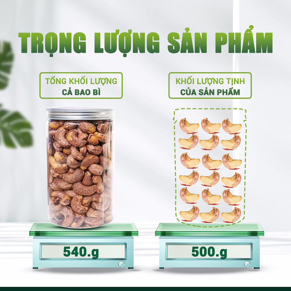 Hạt điều rang muối nguyên hạt TANU NUTS dinh dưỡng cho bà bầu, ăn kiêng, giảm cân