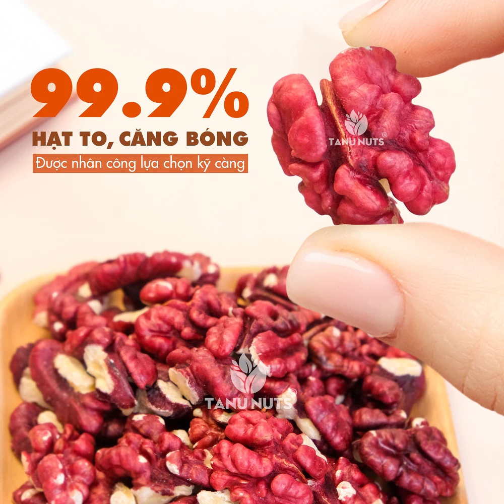 Nhân óc chó đỏ tách vỏ Mỹ TANU NUTS dinh dưỡng cho bà bầu, ăn kiêng, giảm cân