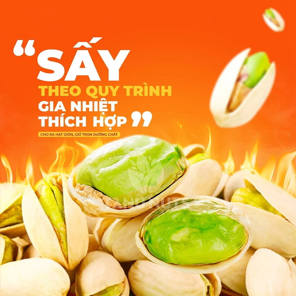 Hạt dẻ cười rang muối không tẩy trắng TANU NUTS giàu dinh dưỡng