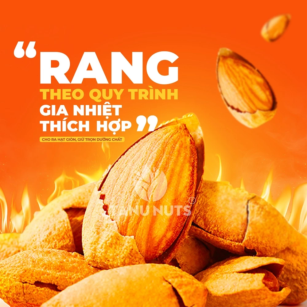 Hạnh nhân rang bơ Úc vỏ mỏng TANU NUTS, hạnh nhân mật ong