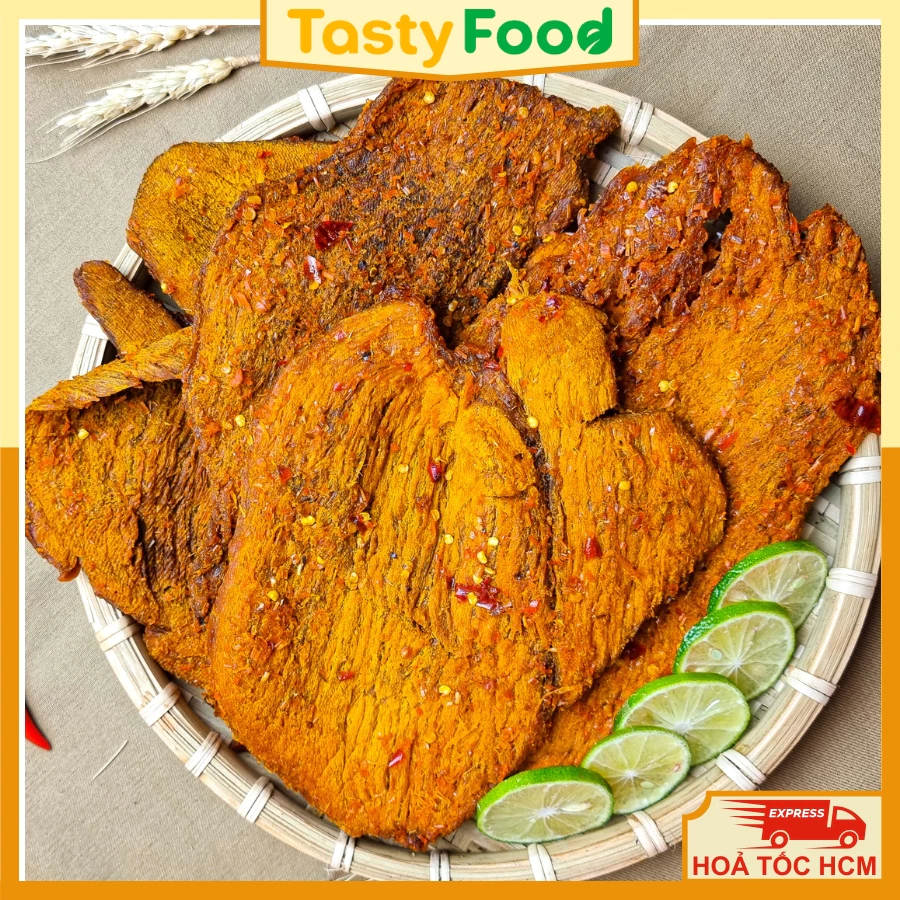 Khô Bò Miếng Mềm Tasty Food Hũ 300G
