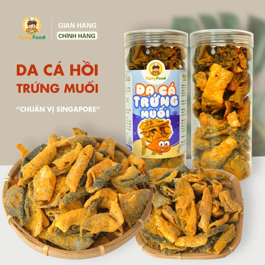 Da Cá Lắc Trứng Muối Tasty Food Hũ 250G
