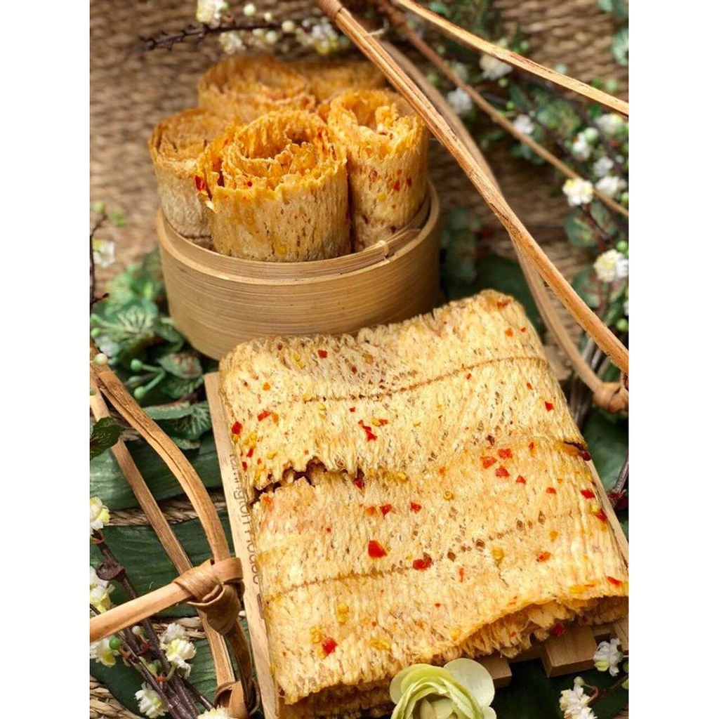 Mực Cán Tẩm Gia Vị Cay Tasty Food Hũ 300G
