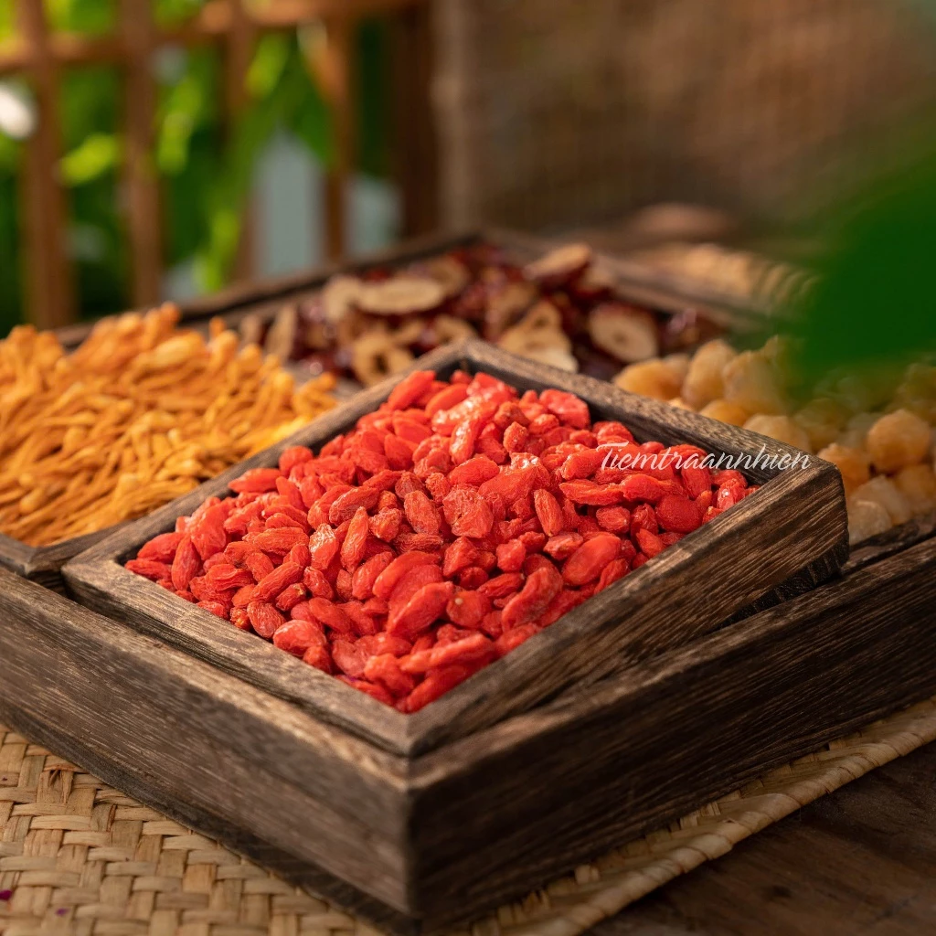 Trà Đông Trùng Hạ Thảo Long Nhãn Tứ Vị An Nhiên bồi bổ sức khỏe, tăng cường sinh lý