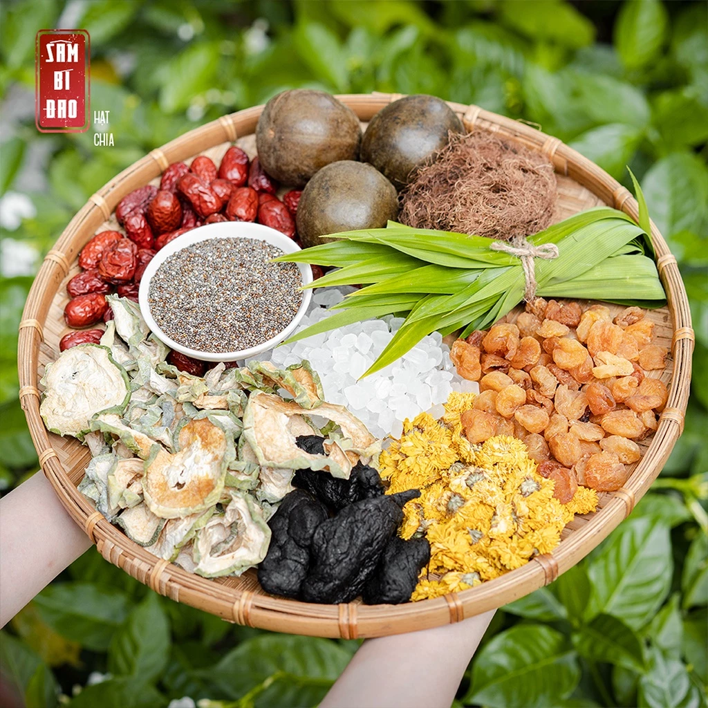 Trà sâm bí đao thảo mộc set nấu tại nhà An Nhiên thanh lọc cơ thể, giải khát mùa hè thải độc gan đẹp da