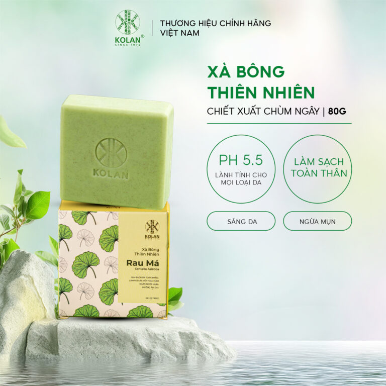 Xà Bông Thiên Nhiên Rau Má KOLAN 80g
