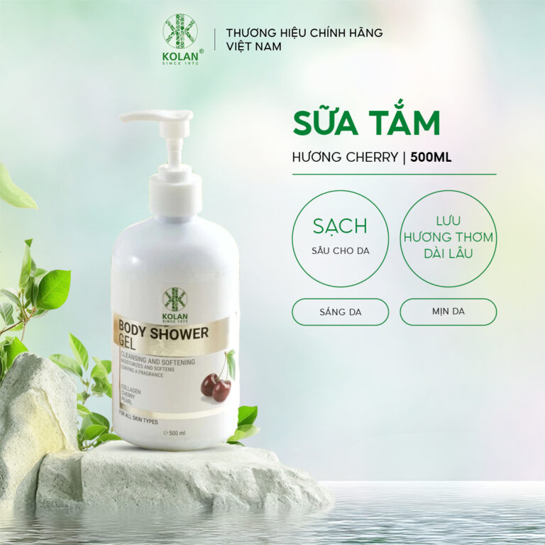 Sữa Tắm Cherry Thiên Nhiên KOLAN 500ml