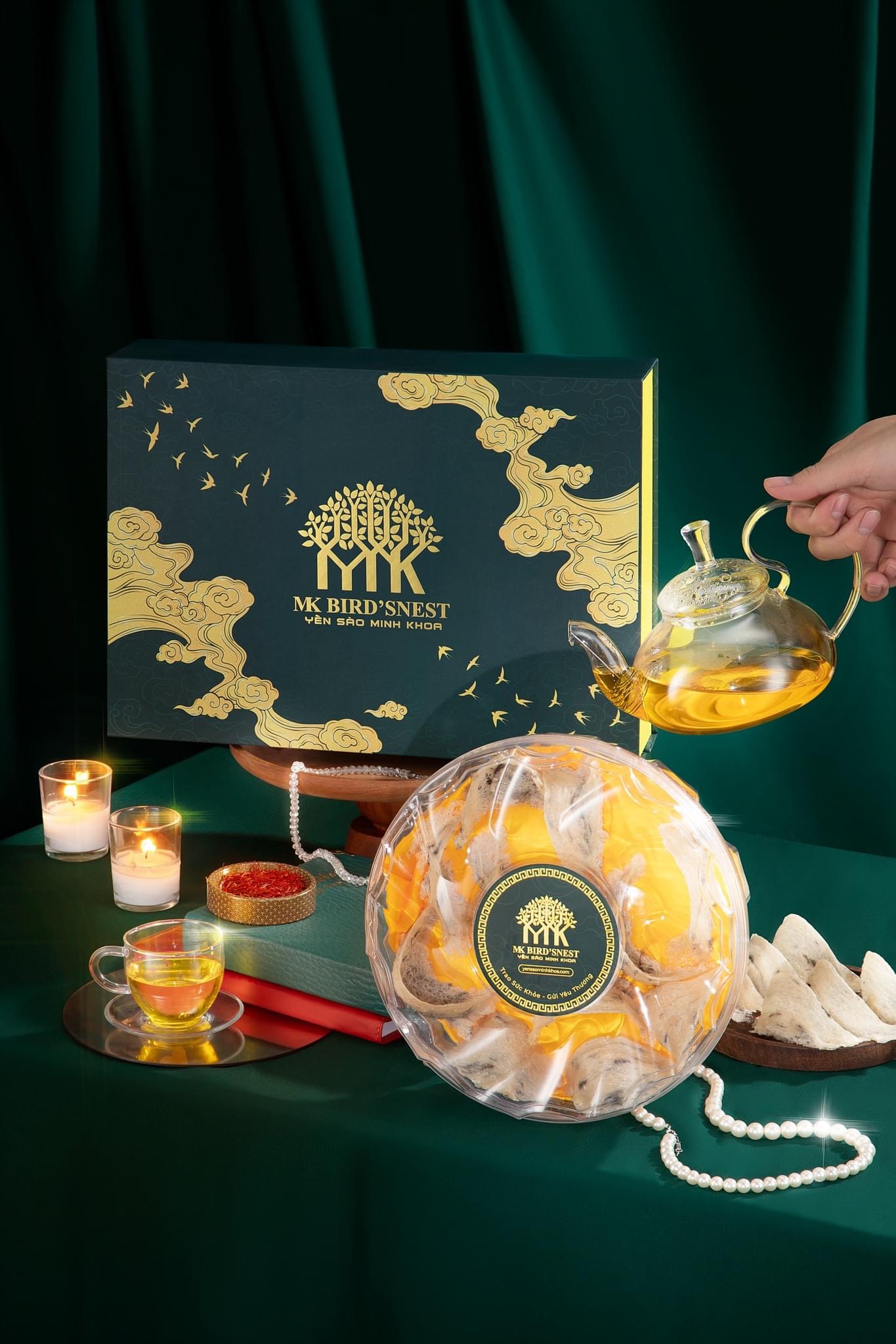Hộp 100g Tổ Yến Thô Minh Khoa