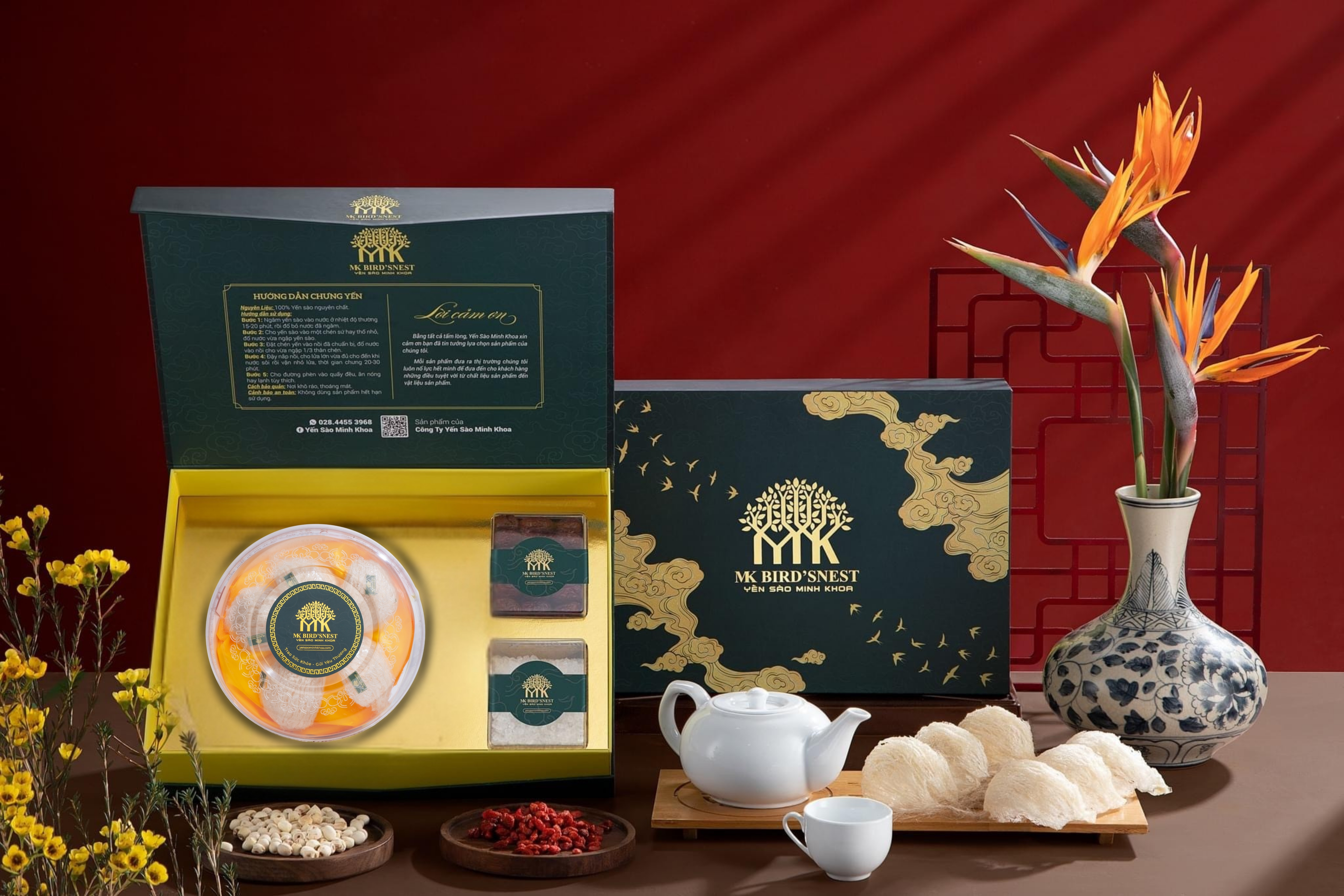 Hộp 50g Tổ Yến Rút Lông Thượng Hạng Minh Khoa