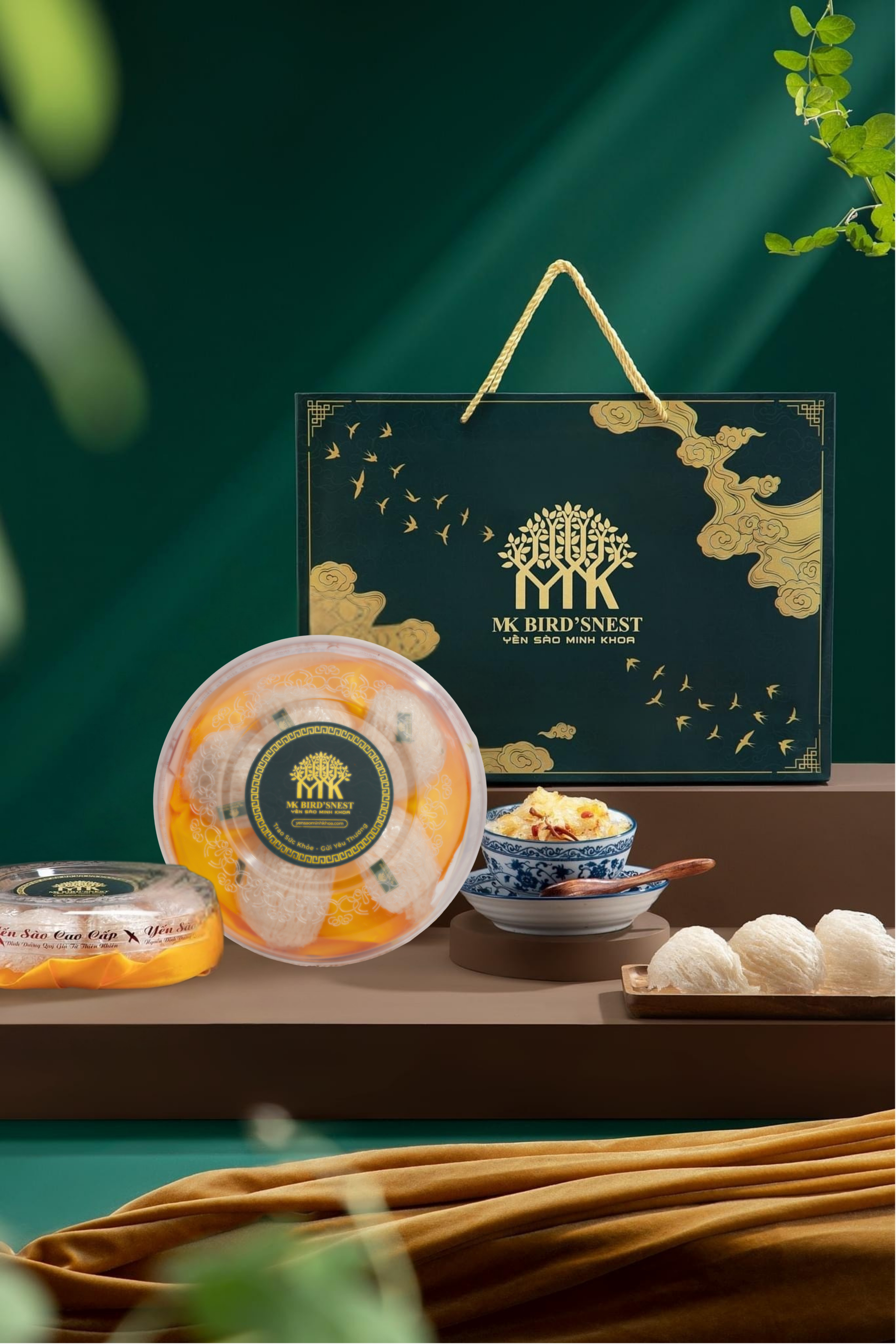 Hộp 50g Tổ Yến Rút Lông Cao Cấp Minh Khoa