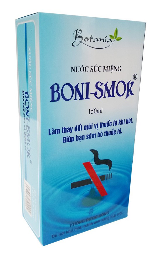 Boni Smok - Nước Cai Thuốc Lá Thành Phần Thảo Dược, 250ml